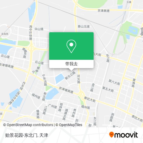 贻景花园-东北门地图