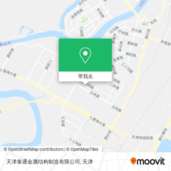 天津泰通金属结构制造有限公司地图
