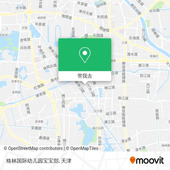 格林国际幼儿园宝宝部地图
