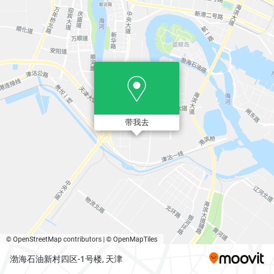 渤海石油新村四区-1号楼地图