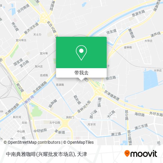 中南典雅咖啡(兴耀批发市场店)地图