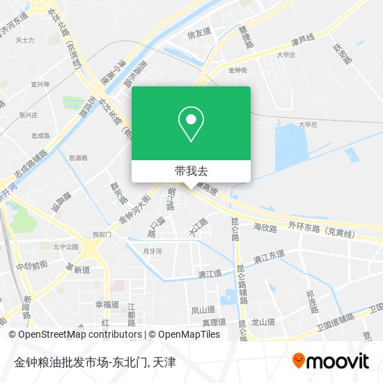 金钟粮油批发市场-东北门地图