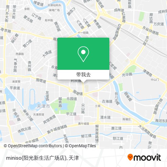 miniso(阳光新生活广场店)地图