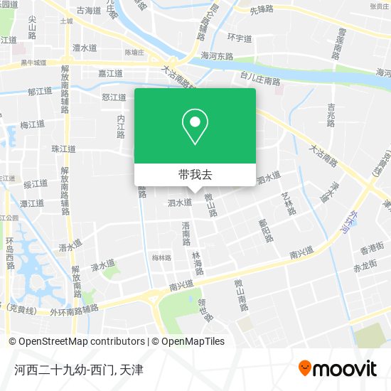 河西二十九幼-西门地图