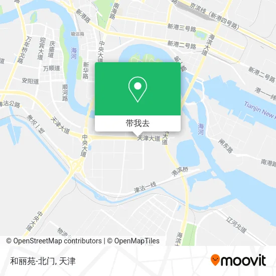 和丽苑-北门地图