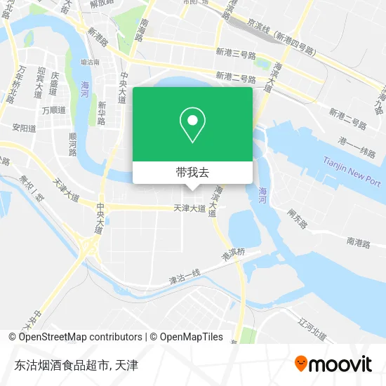 东沽烟酒食品超市地图