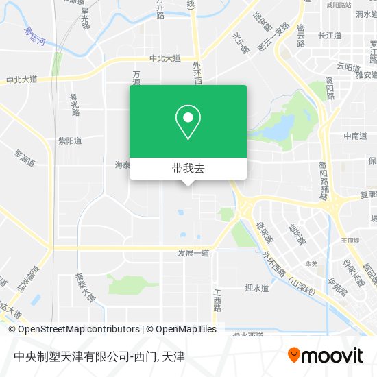 中央制塑天津有限公司-西门地图