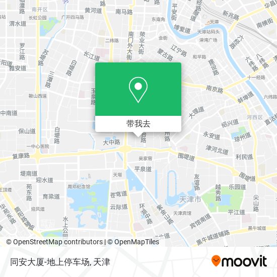 同安大厦-地上停车场地图