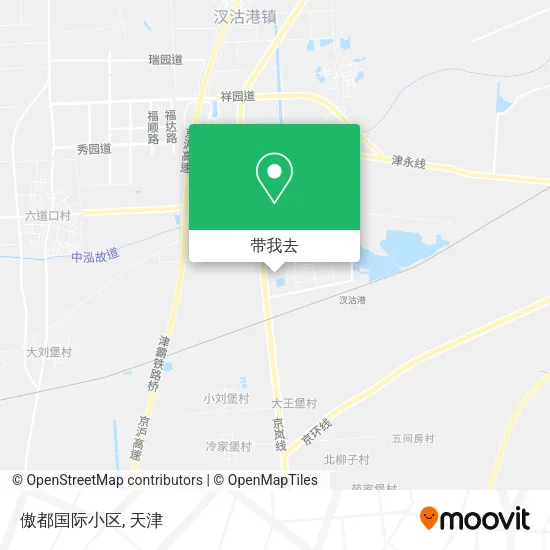 傲都国际小区地图