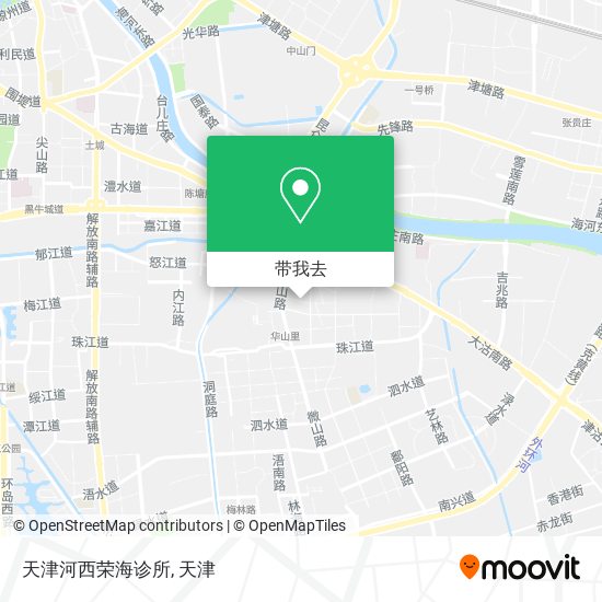 天津河西荣海诊所地图