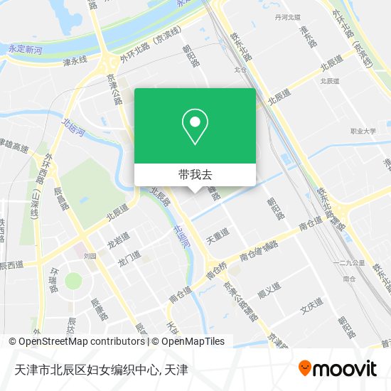 天津市北辰区妇女编织中心地图