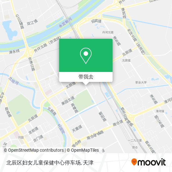 北辰区妇女儿童保健中心停车场地图