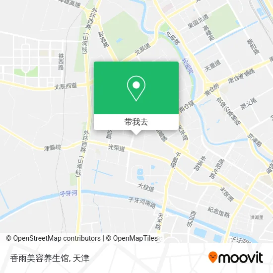 香雨美容养生馆地图