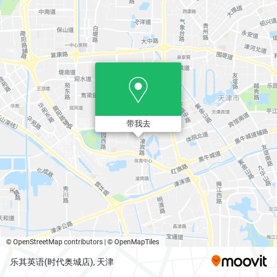 乐其英语(时代奥城店)地图