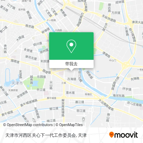天津市河西区关心下一代工作委员会地图
