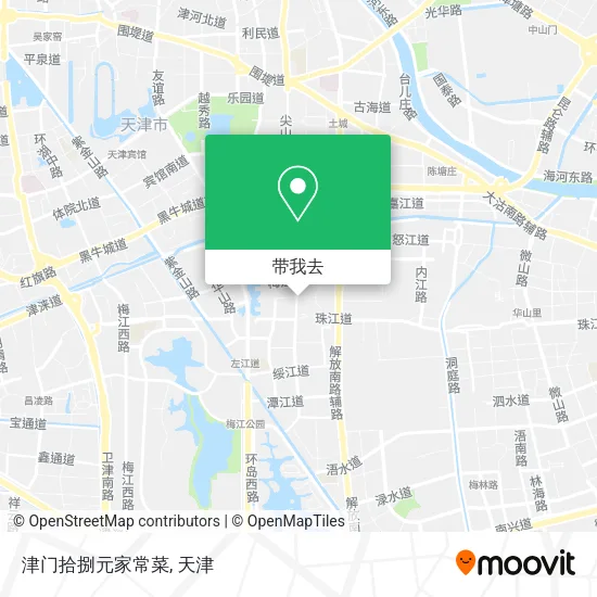 津门拾捌元家常菜地图