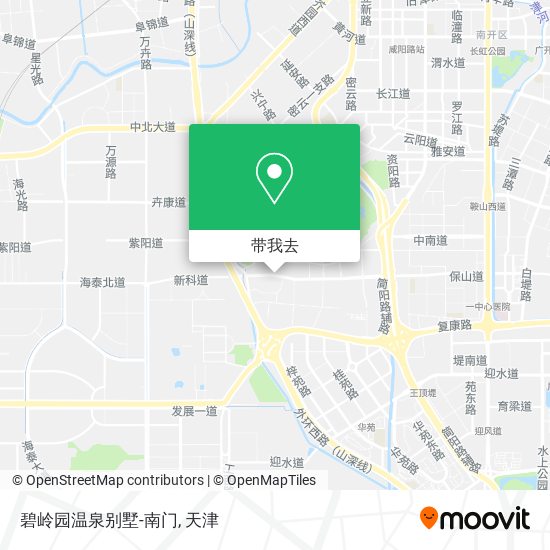 碧岭园温泉别墅-南门地图