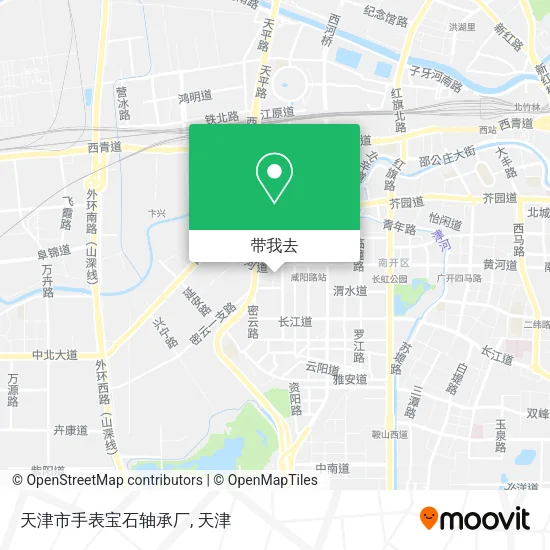 天津市手表宝石轴承厂地图