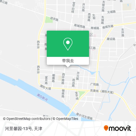 河景馨园-13号地图