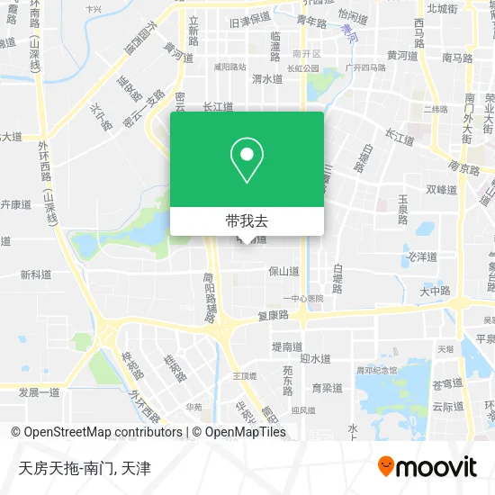 天房天拖-南门地图