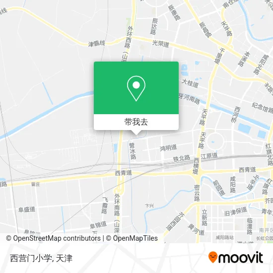 西营门小学地图