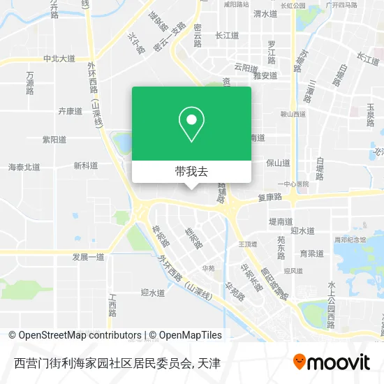 西营门街利海家园社区居民委员会地图