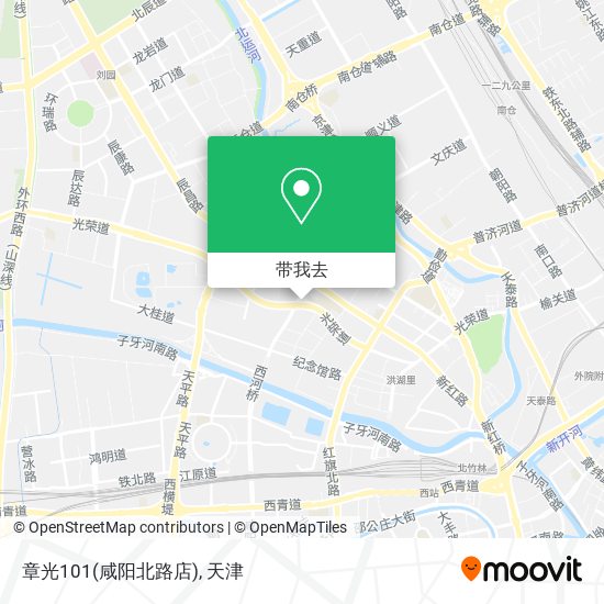 章光101(咸阳北路店)地图