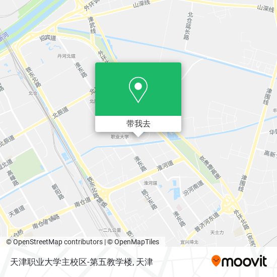 天津职业大学主校区-第五教学楼地图