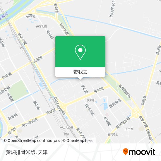 黄焖排骨米饭地图