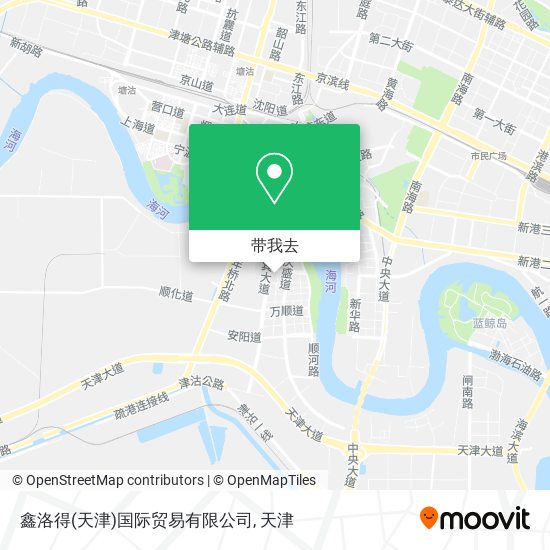 鑫洛得(天津)国际贸易有限公司地图
