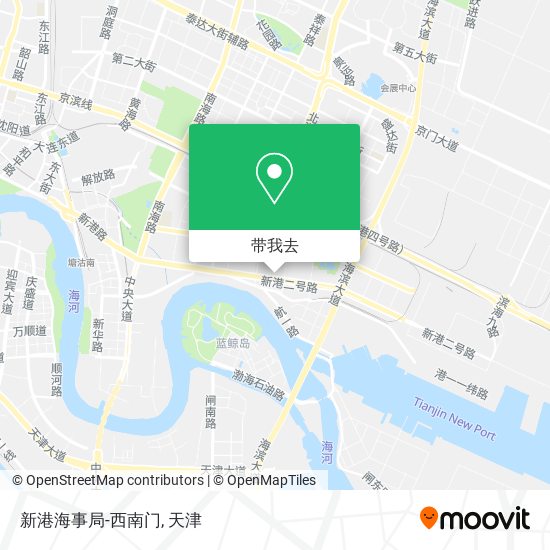 新港海事局-西南门地图