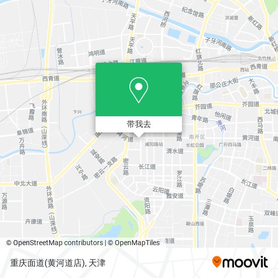 重庆面道(黄河道店)地图