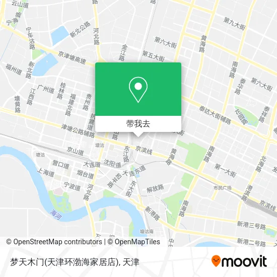 梦天木门(天津环渤海家居店)地图
