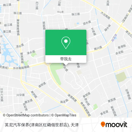 英尼汽车保养(津南区红磡领世郡店)地图