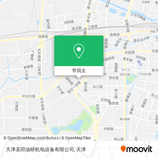 天津圣田油研机电设备有限公司地图