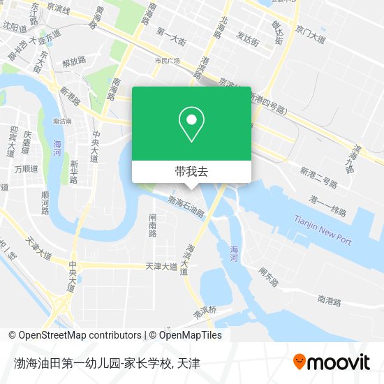 渤海油田第一幼儿园-家长学校地图