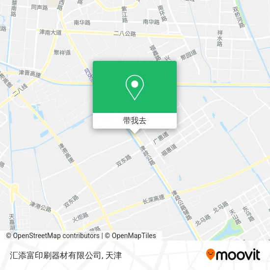 汇添富印刷器材有限公司地图
