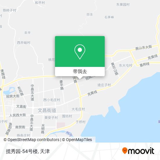 揽秀园-54号楼地图