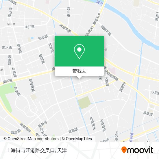 上海街与旺港路交叉口地图