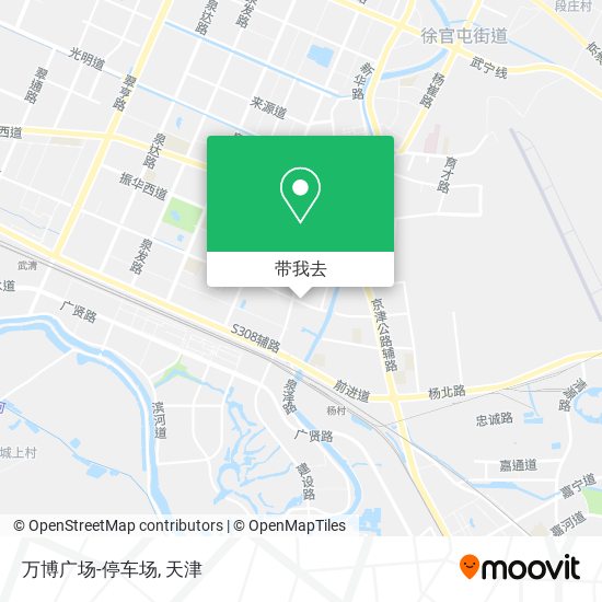 万博广场-停车场地图