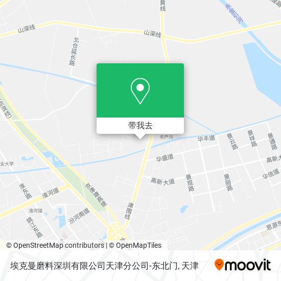 埃克曼磨料深圳有限公司天津分公司-东北门地图