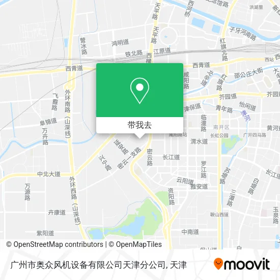 广州市奥众风机设备有限公司天津分公司地图
