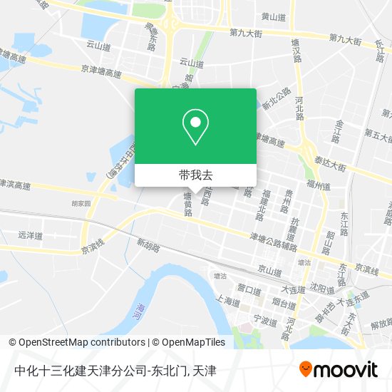 中化十三化建天津分公司-东北门地图