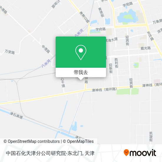 中国石化天津分公司研究院-东北门地图