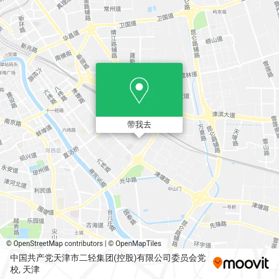 中国共产党天津市二轻集团(控股)有限公司委员会党校地图
