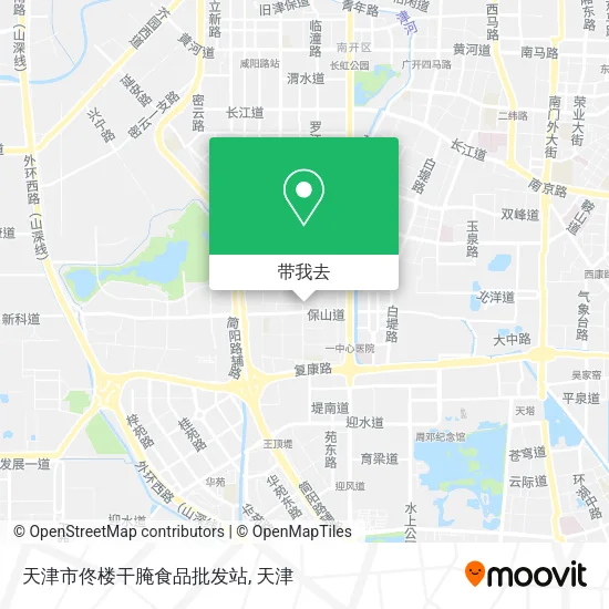 天津市佟楼干腌食品批发站地图