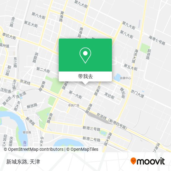 新城东路地图