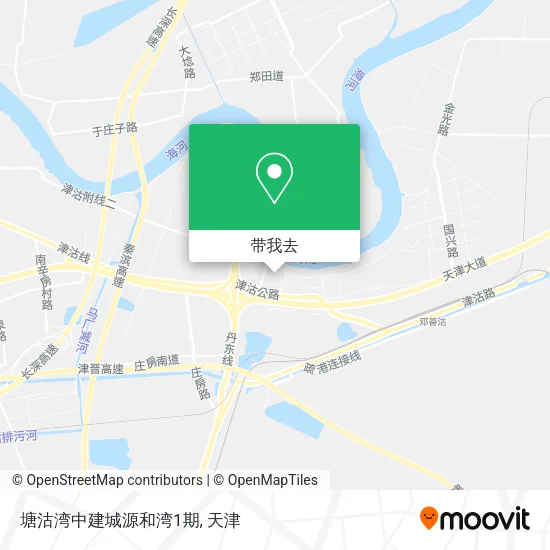 塘沽湾中建城源和湾1期地图