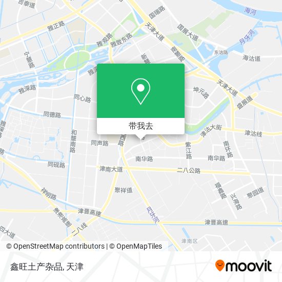 鑫旺土产杂品地图