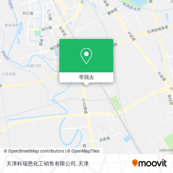 天津科瑞恩化工销售有限公司地图